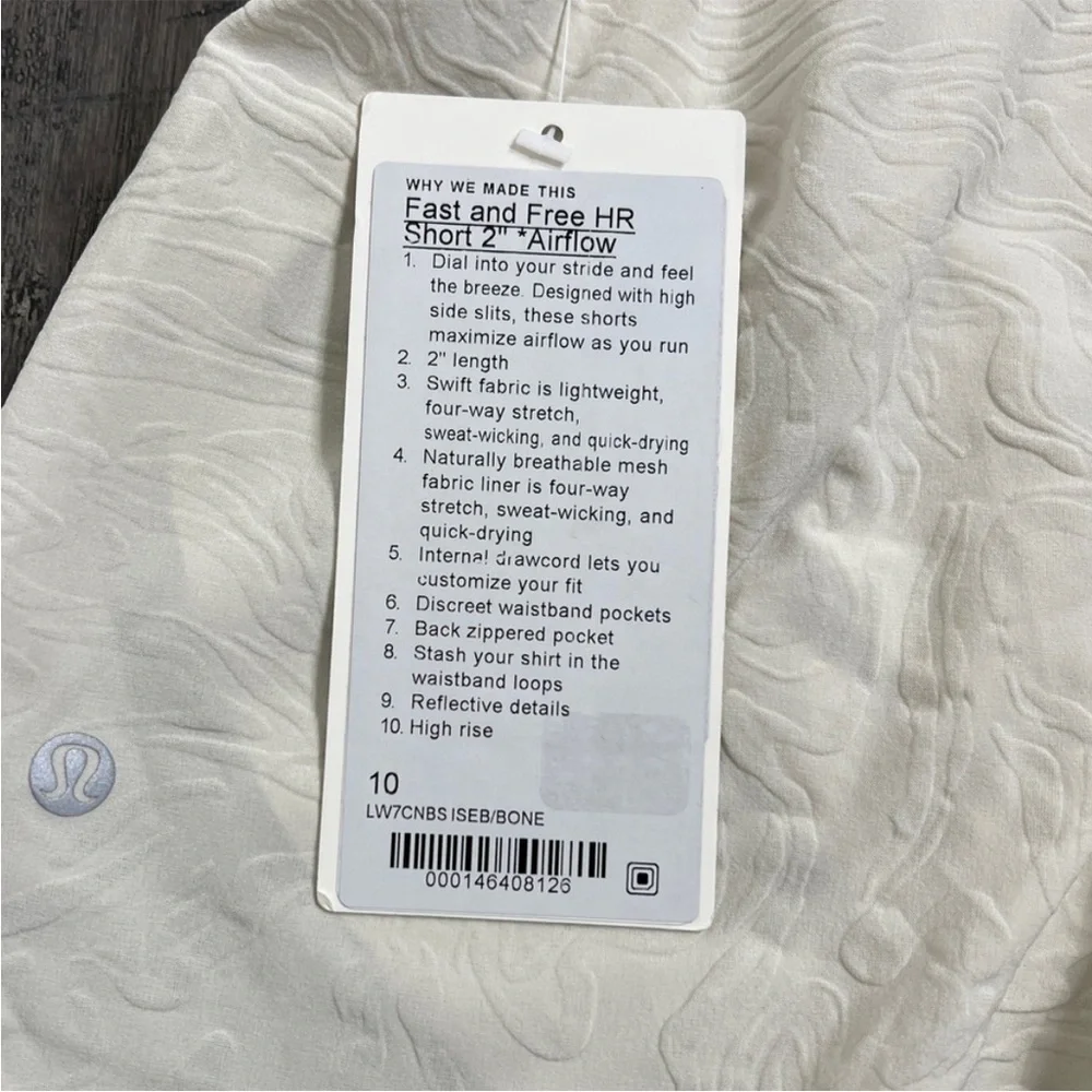Lululemon NWT Fast and Free High-Rise Short 2
